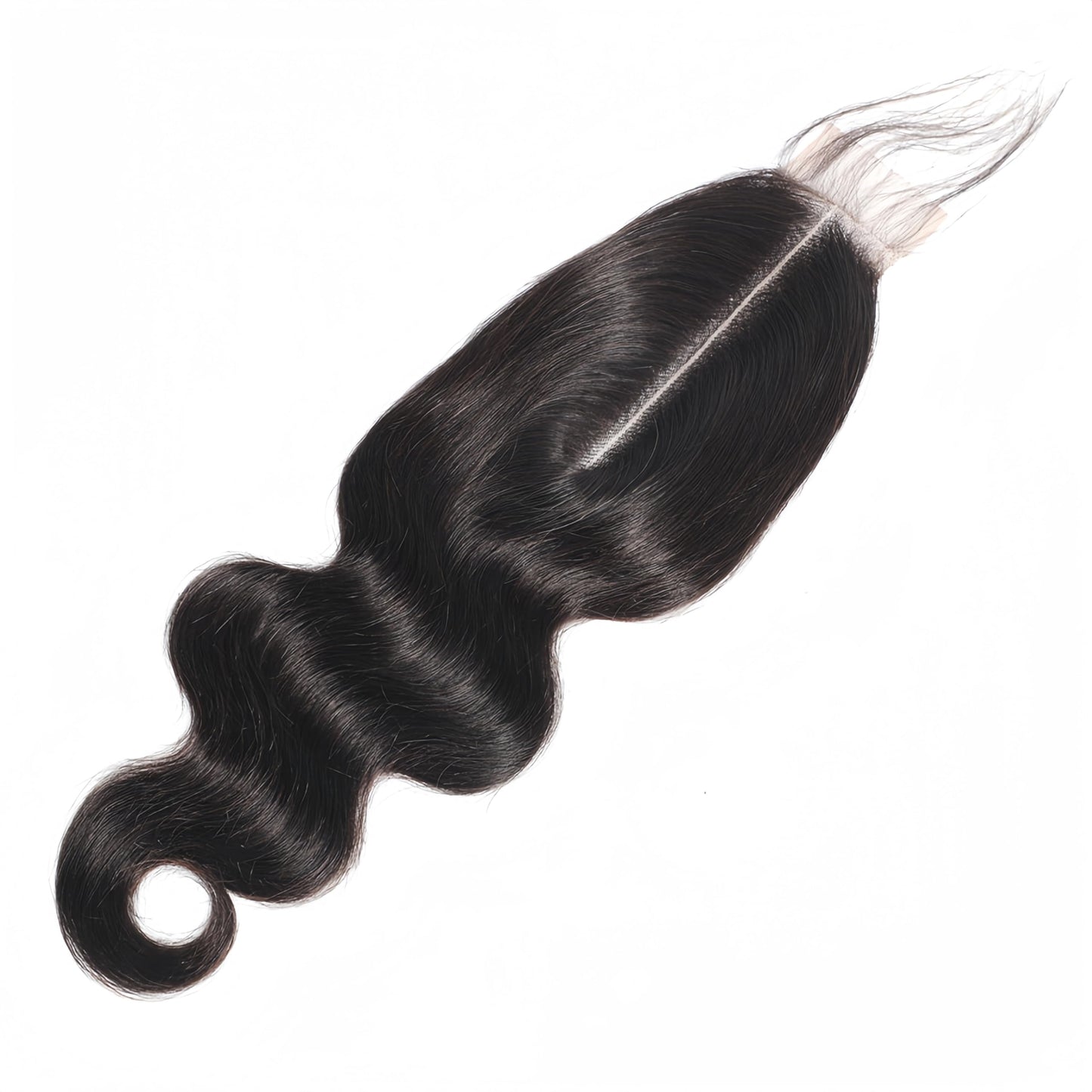 Czrleaty Brazilian Body Wave 2x6 Transparent Lace Closure with Baby Hair Deep Middle Part 2x6 Closure Remy Wavy Human Hair Lace Closure Kim K 2x6 HD Lace Closure(12")