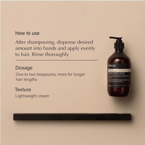 Aesop Shampoo and Conditioner Set - Purifying & Hydrating Hair Care Duo | Gentle, Color-Safe | 16.9 oz (Set of 2)