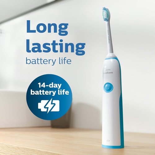 Philips Sonicare Electric Toothbrush - DailyClean 2100 Rechargeable, Mid Blue, 1 Count