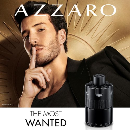 Azzaro The Most Wanted Eau de Parfum Intense Set - Fougère Woody Cologne for Men, 3.4 fl oz & Travel Size