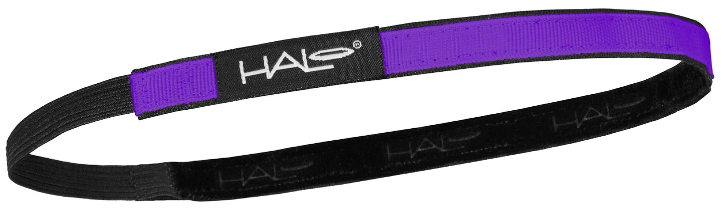 Halo Hairband Headband Sweatband Purple 0.5 inch wide