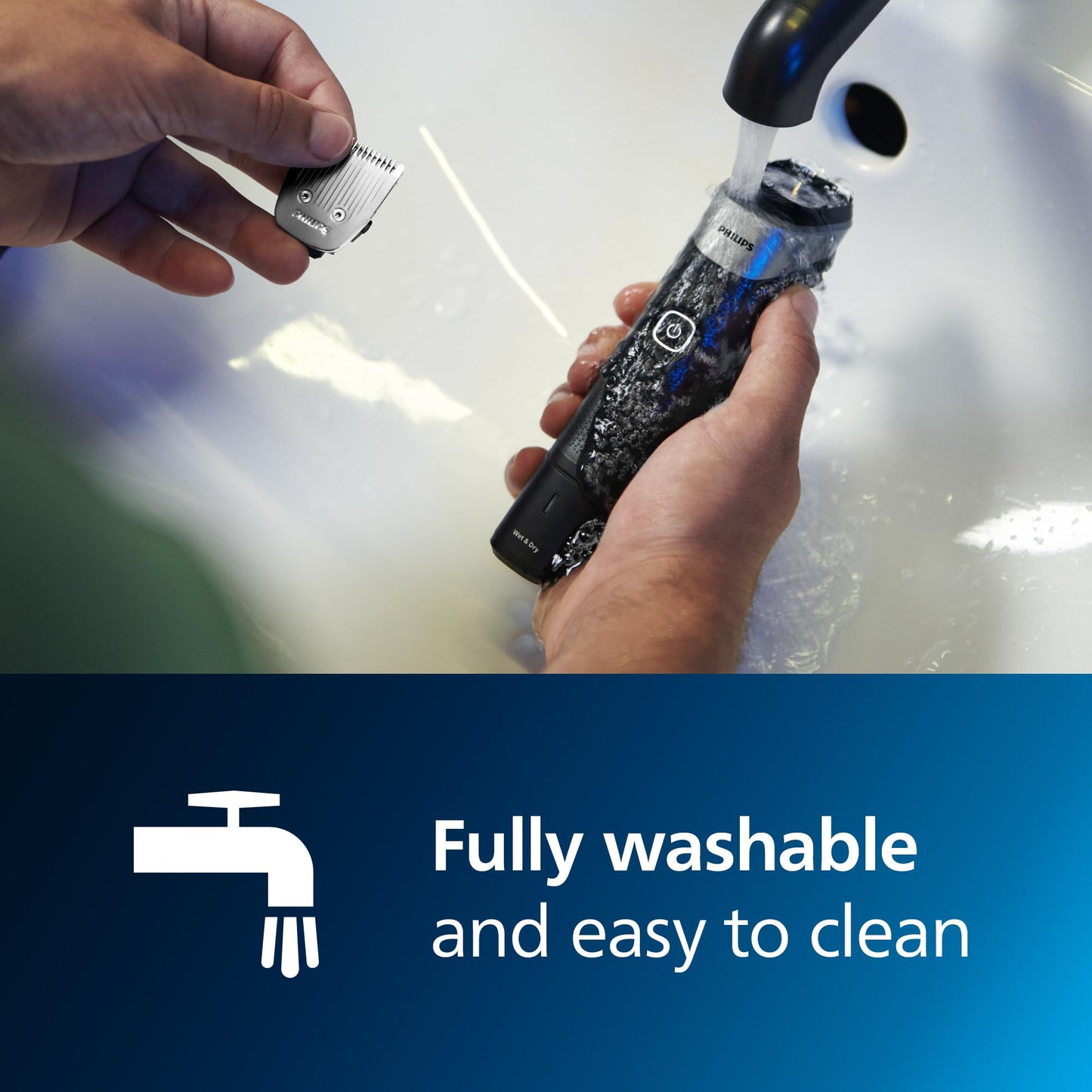 Philips Norelco Multigroom 5000 Series, All-in-One Trimmer, Beard Trimmer and Hair Clipper, 18-Piece Men's Grooming Kit for Beard, Face, Nose, Ear, Body, with Titanium Blades, Travel Pouch, MG5970/49