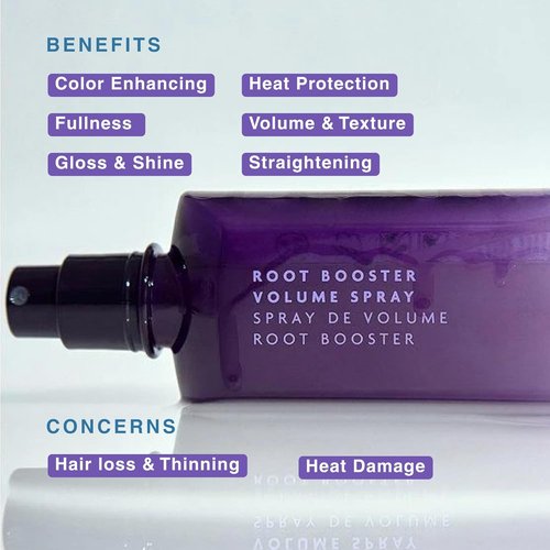 R+Co BLEU Root Booster Volume Spray - Instant Lift & Body for Fine Hair - Lightweight, Touchable Hold - 6.8 oz