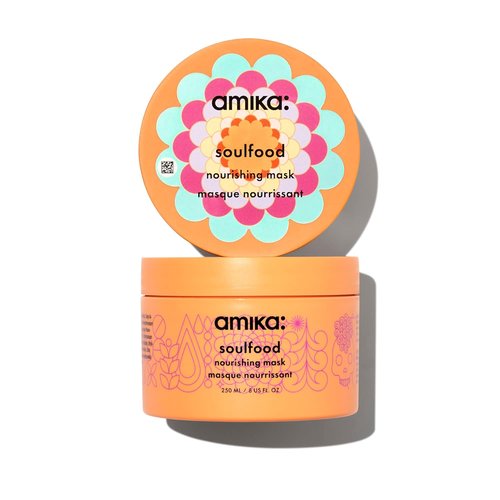Amika Soulfood Nourishing Mask - Deep Hydration & Repair for All Hair Types | 8.5 oz