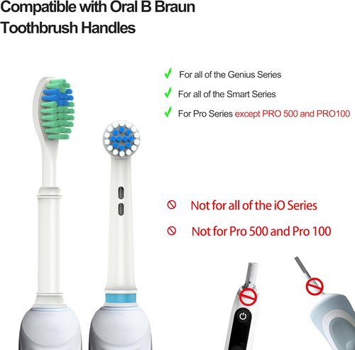 Oral-B Precision Clean Replacement Toothbrush Heads - Rotating & Oscillating Brush Heads | Compatible with Pro, Smart, Genius Models