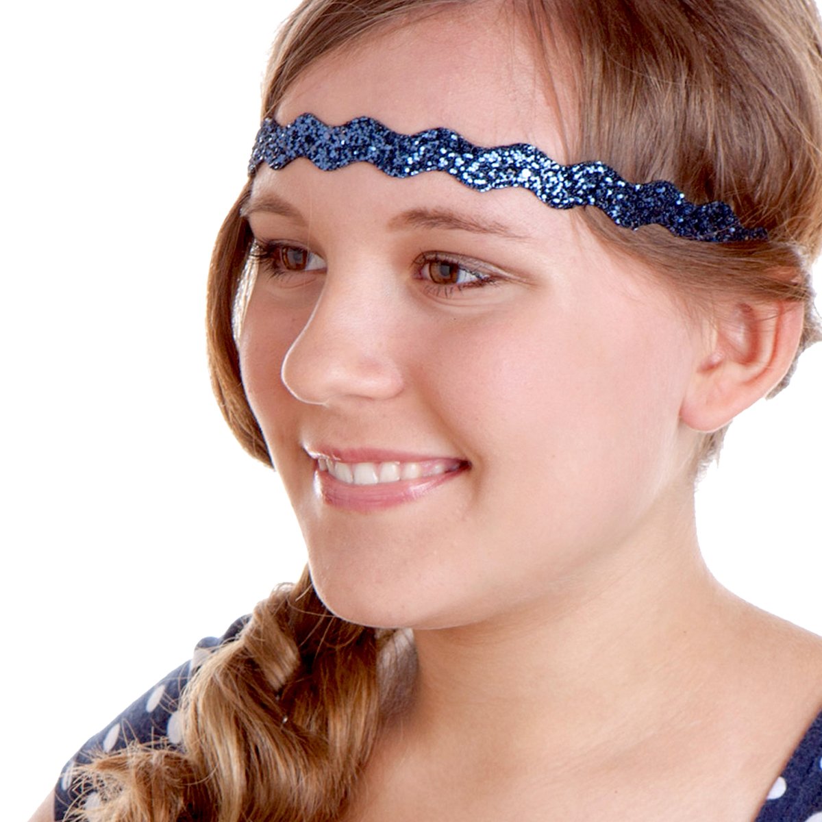 Hipsy Women's Adjustable Cute Fashion Hippie Headbands Hairband Gift Pack (Pink & Blue Aztec 1pk)