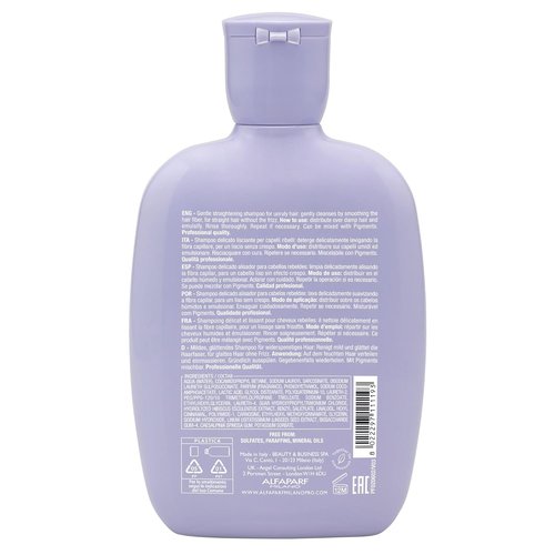ALFAPARF MILANO Semi Di Lino Smoothing Shampoo - Sulfate-Free Anti-Frizz Formula for Revitalizing Dry Hair