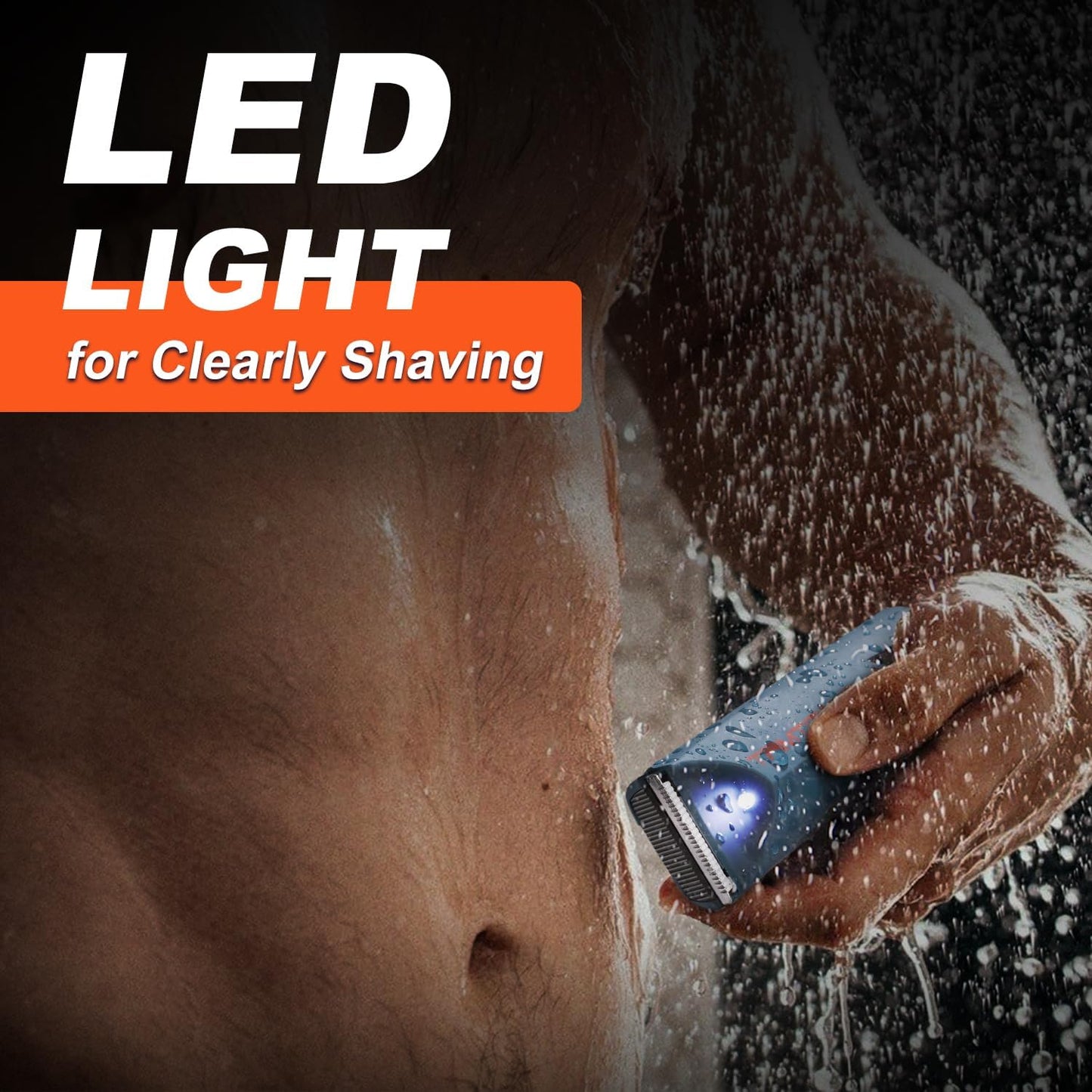 Skiennix Body Hair Trimmer - 2-in-1 Electric Razor with Ceramic Blades & Storage Bag