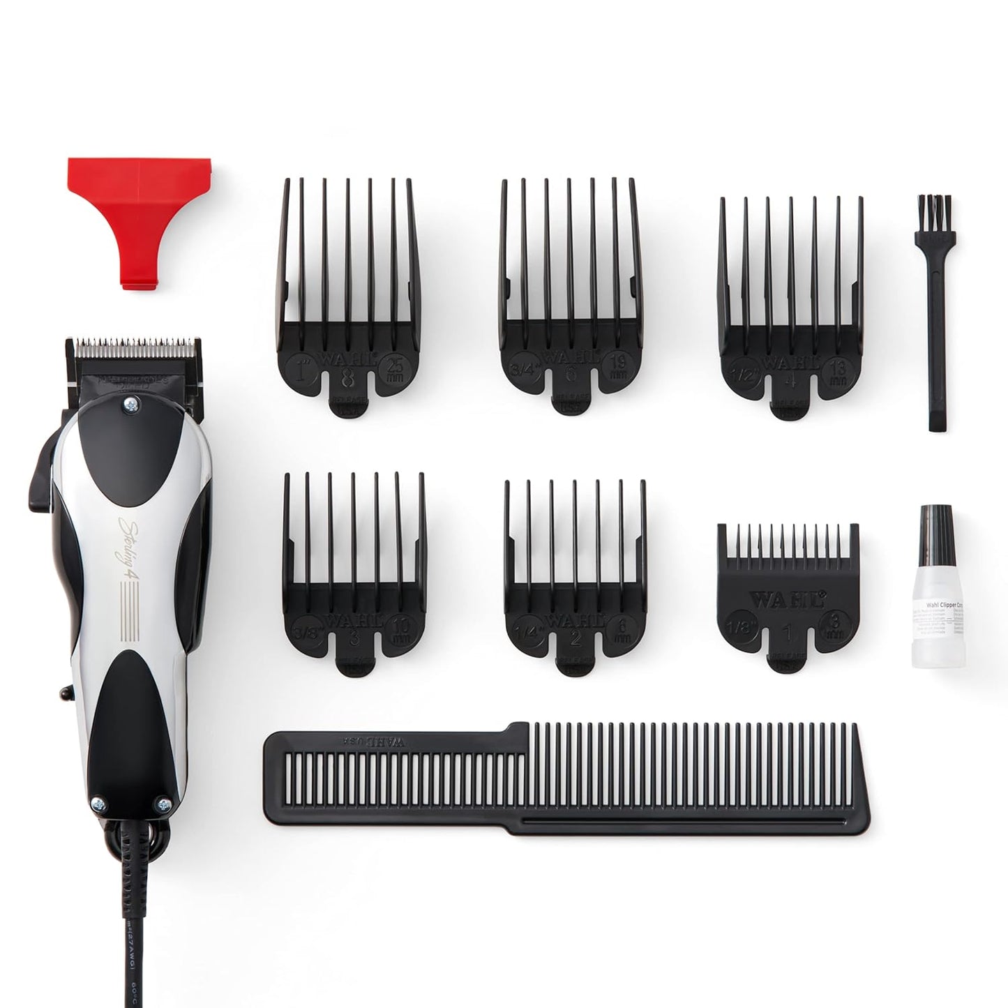 Wahl Professional Sterling 4 Clipper - Lightweight Corded Design with Adjustable Blade for Wet/Dry Hair Cutting