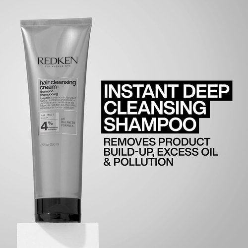 Redken Detox Hair Cleansing Cream - Clarifying Shampoo for All Hair Types | Removes Buildup & Strengthens Cuticle