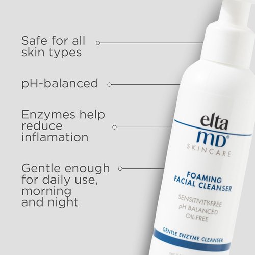 EltaMD Moisturizer Facial Kit - AM & PM Hydration with Gentle Daily Foaming Cleanser for Sensitive Skin
