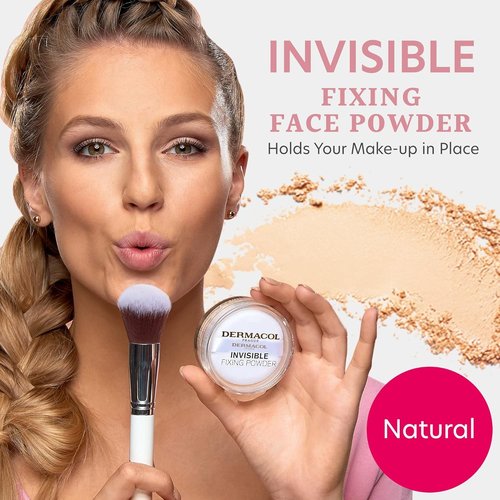 Dermacol Invisible Fixing Powder - Natural Finish for Long-Lasting Makeup | 10g