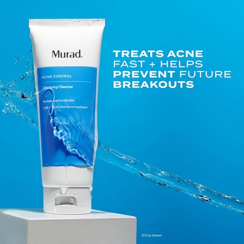 Murad Acne Control Cleanser - Salicylic Acid & Green Tea for Deep Pore Cleansing & Oil Control