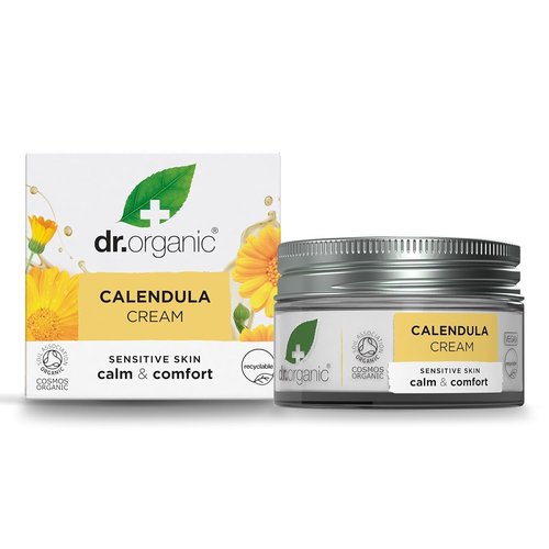 Dr Organic Calendula Face Cream - Nourishing Hydration for Sensitive Skin | 50ml