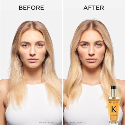 Kerastase Elixir Ultime Refillable Hair Oil - Hydrates, Smoothes Frizz & Adds Shine | Wild Camellia Infusion