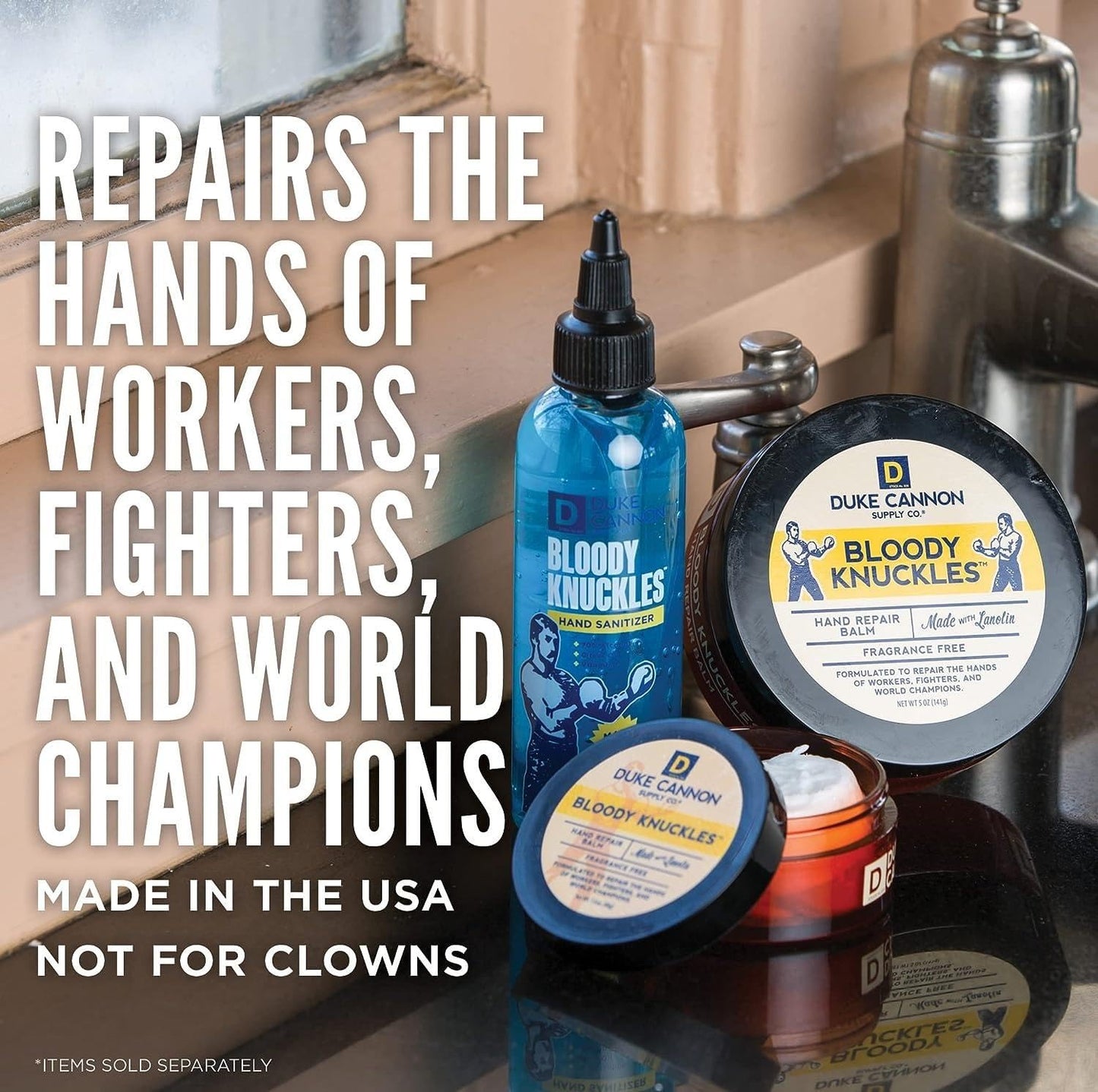 Duke Cannon Hand Repair Balm - Unscented Moisturizer for Dry, Cracked Skin | 5 oz.