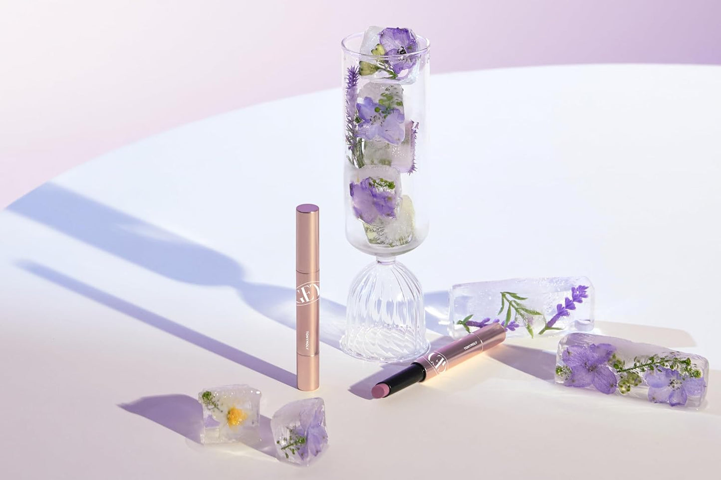TONYMOLY Get It Tint Glaze Balm - Lavender Blossom | Hydrating Tinted Lip Balm for Smooth, Glossy Lips