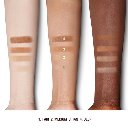 Charlotte Tilbury Airbrush Flawless Finish Setting Powder - Pore-Blurring Pressed Powder for Face Makeup to Minimize Shine with a Soft-Focus Finish - 3 Tan