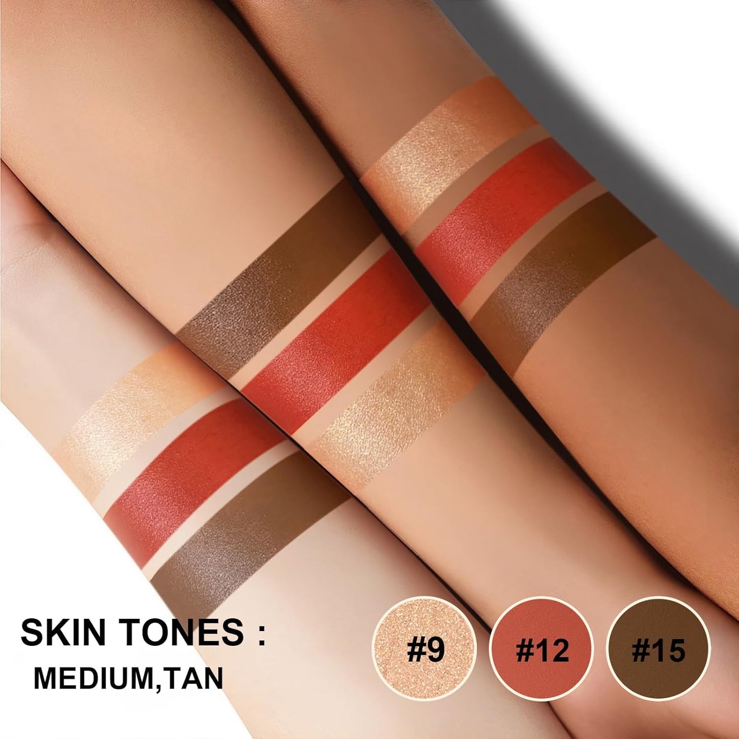 Lezero 3Pcs Contour Stick Makeup Kit, Shades with Highlighter, Blush and Bronzer Stick for Sculpt the Face and All Skin Type, Long Lasting, Smooth, Dewy & Matte Finish, LIGHT