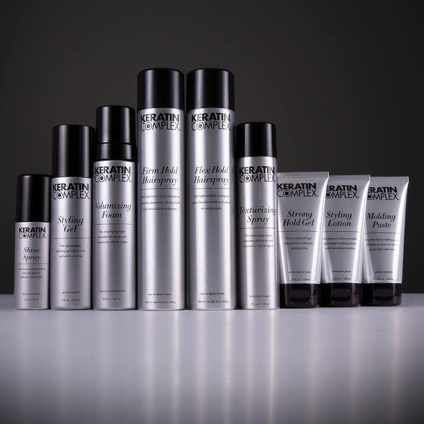 Keratin Complex Shine Spray - Enhance Gloss & Smoothness - 3 Fl Oz