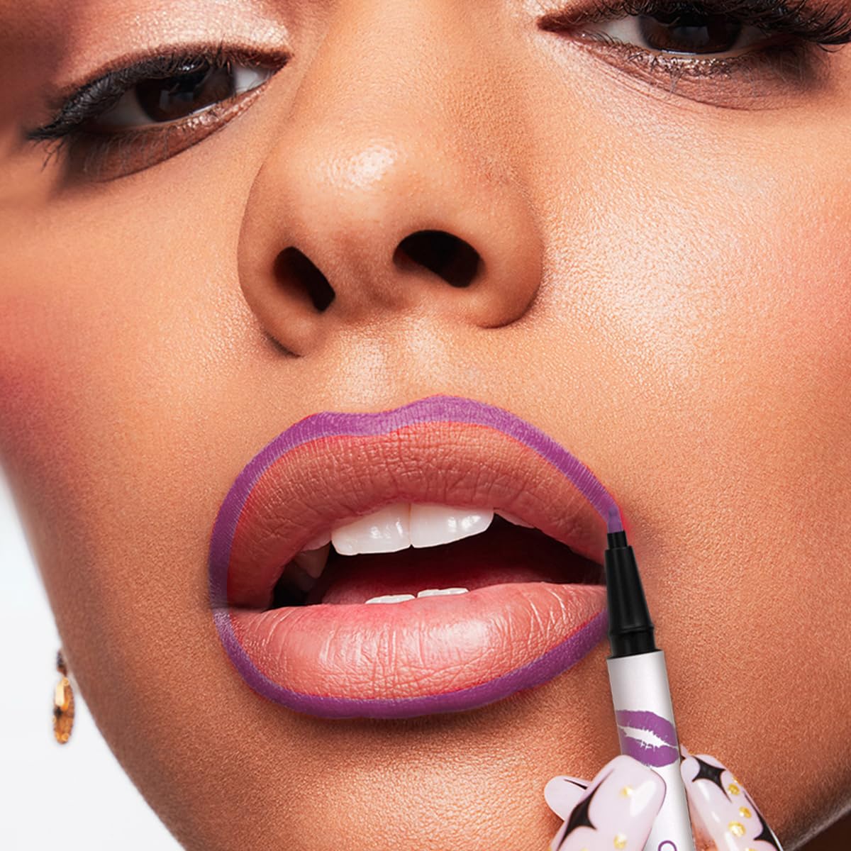 COOL STORY Matte Lip Liner Pencil - Waterproof, Long-Lasting Formula for Fuller Lips | Soft Purple 08