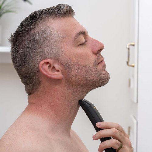 OLOV Beard Trimmer - 21-Piece All-in-One Men's Grooming Kit with USB Recharge Dock | Hair, Nose & Ear Clipper