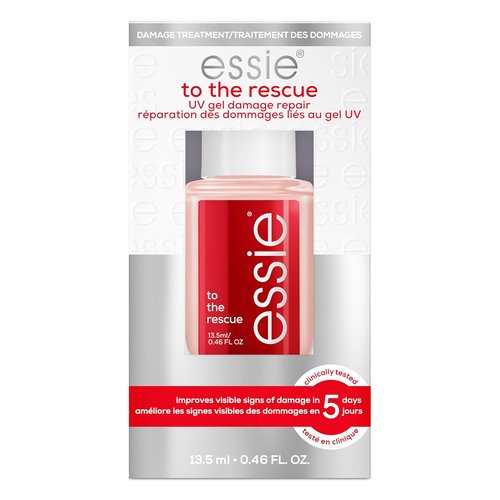 Essie Nail Care - UV Gel Damage Repair Treatment | To The Rescue Base Coat, 0.46 Fl Oz