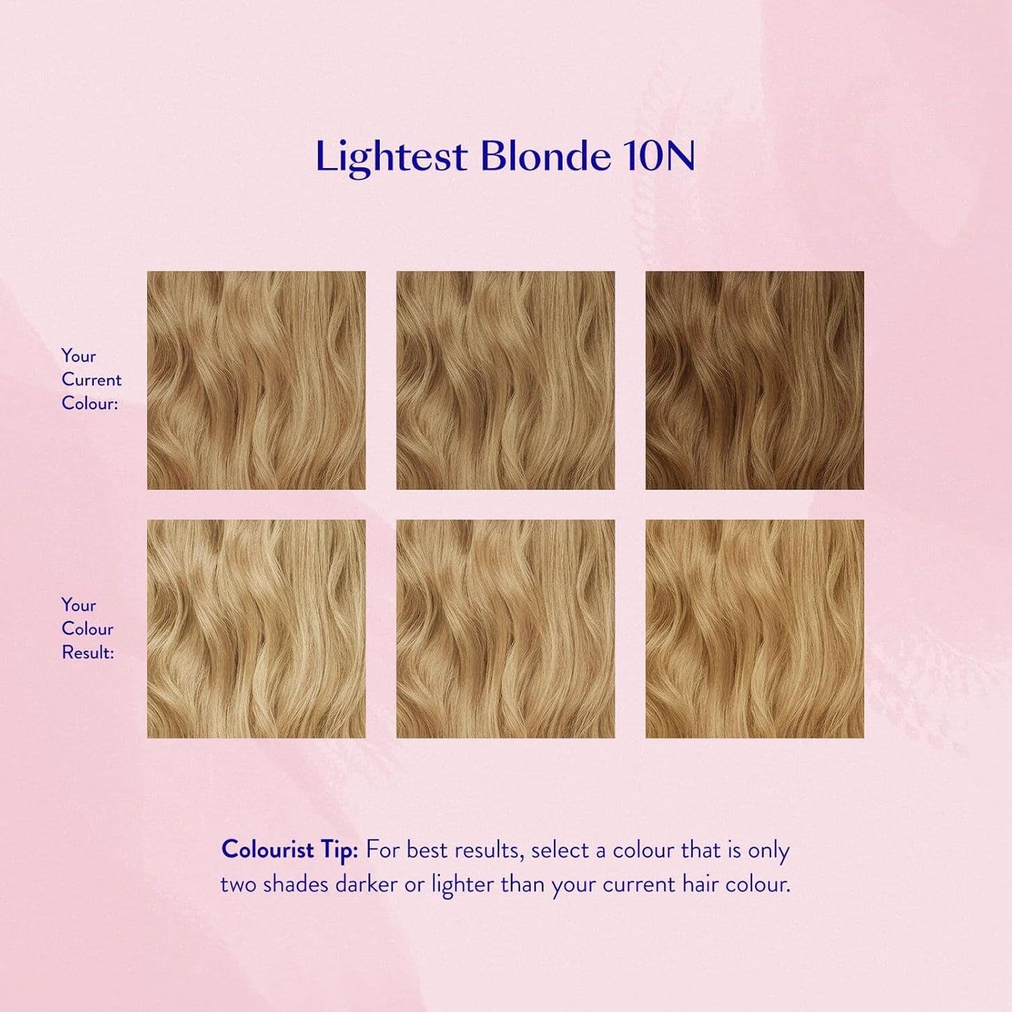 eSalon Permanent Hair Color Kit - Professional Ammonia-Free Dye for 100% Gray Coverage | Lightest Blonde 10N
