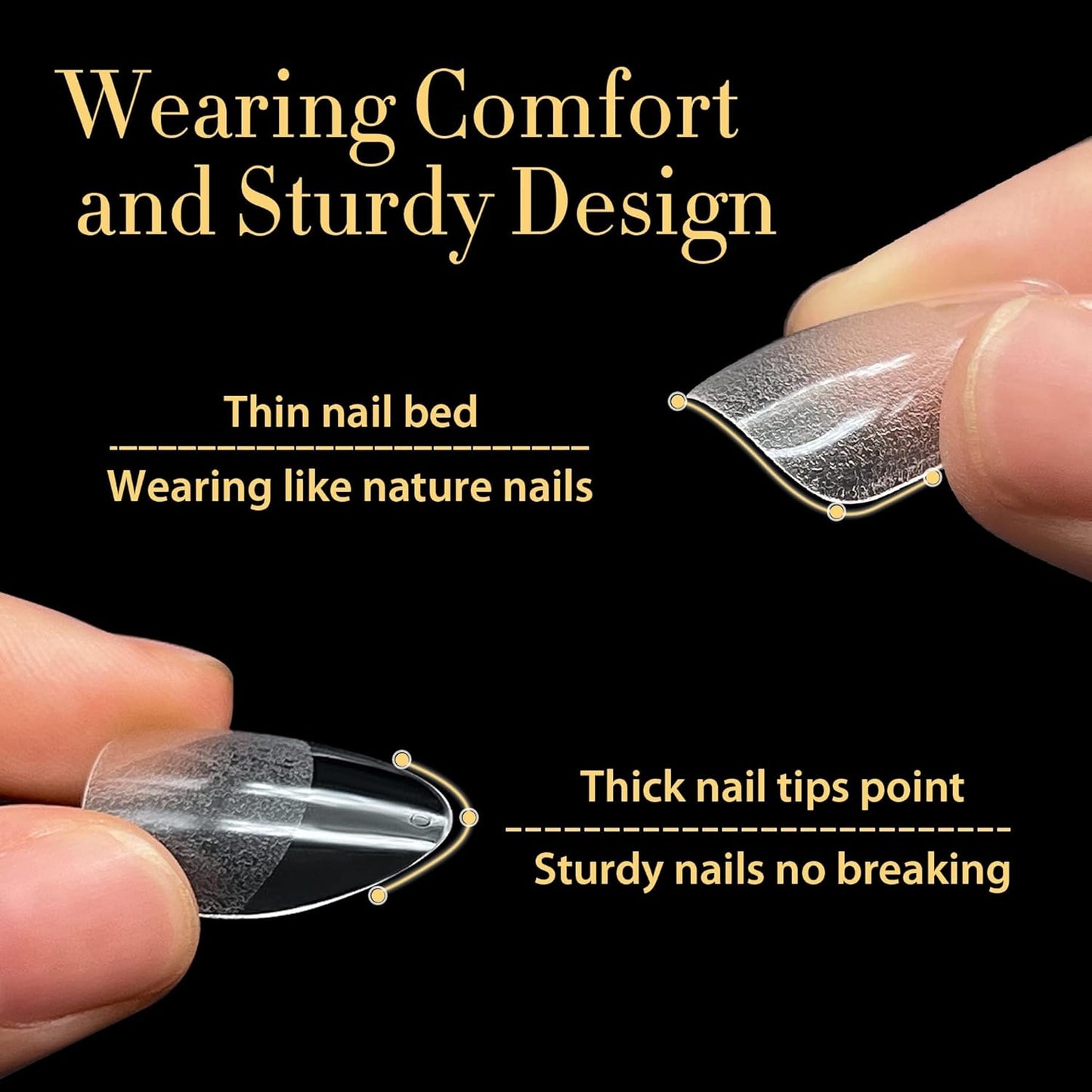UNA GELLA Gel Nail Glue, Solid Nails Gl ue Gel 40g Lamp Curing Needed Soak Off G LUE Strong Nail G LUE G el for Acrylic Fake Nails Tips Extension Press On Nails for Gelly Tips