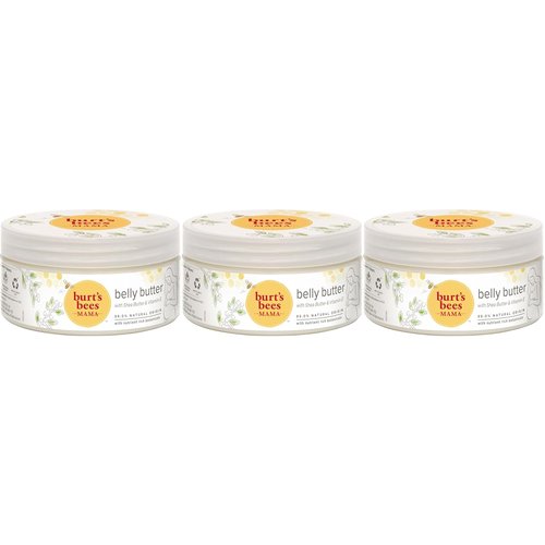Burt's Bees Mama Belly Butter - Stretch Mark Cream for Pregnancy & Postnatal Care | 6.5 Oz (Pack of 3)