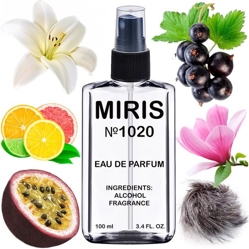 MIRIS No. 1020 Eau de Parfum - Long-Lasting Unisex Fragrance Inspired by Pretty Fruity | 3.4 Fl Oz / 100 ml