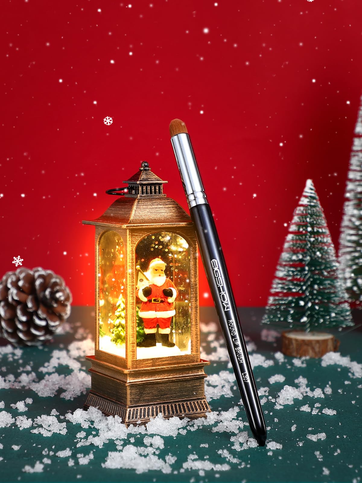 Lip Brush, EIGSHOW Lip Smudge Brush Round head for Gloss Lipstick, Multi-purpose Makeup Blending Applicator, Reusable (L307)