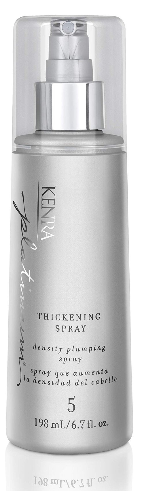 Kenra Professional Platinum Thickening Spray 5 | Volumizing Styler | Density Plumping Spray | Increases Hair Thickness Up To 96% | Humidity Protection & Frizz Taming | All Hair Types | 6.7 fl. oz