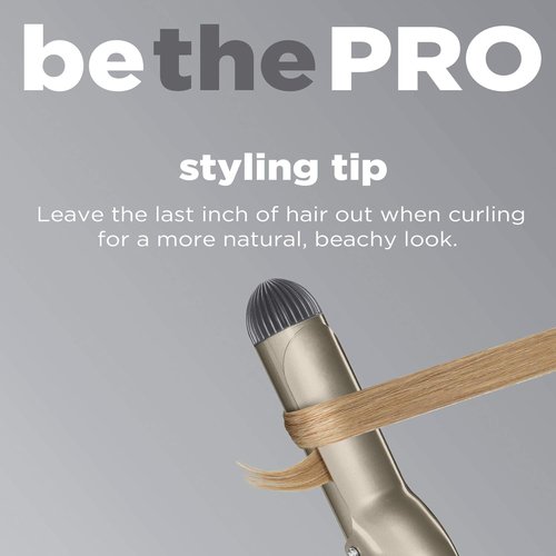 Conair INFINITIPRO Tourmaline Curling Iron - 1.5-Inch Ceramic Barrel for Soft Waves | Ideal for Medium & Long Hair
