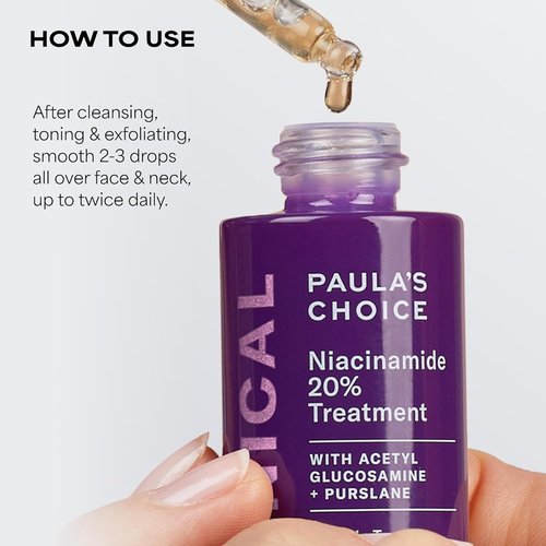 Paula's Choice Clinical 20% Niacinamide Face Serum - Anti-Aging & Discoloration Treatment | 0.67oz