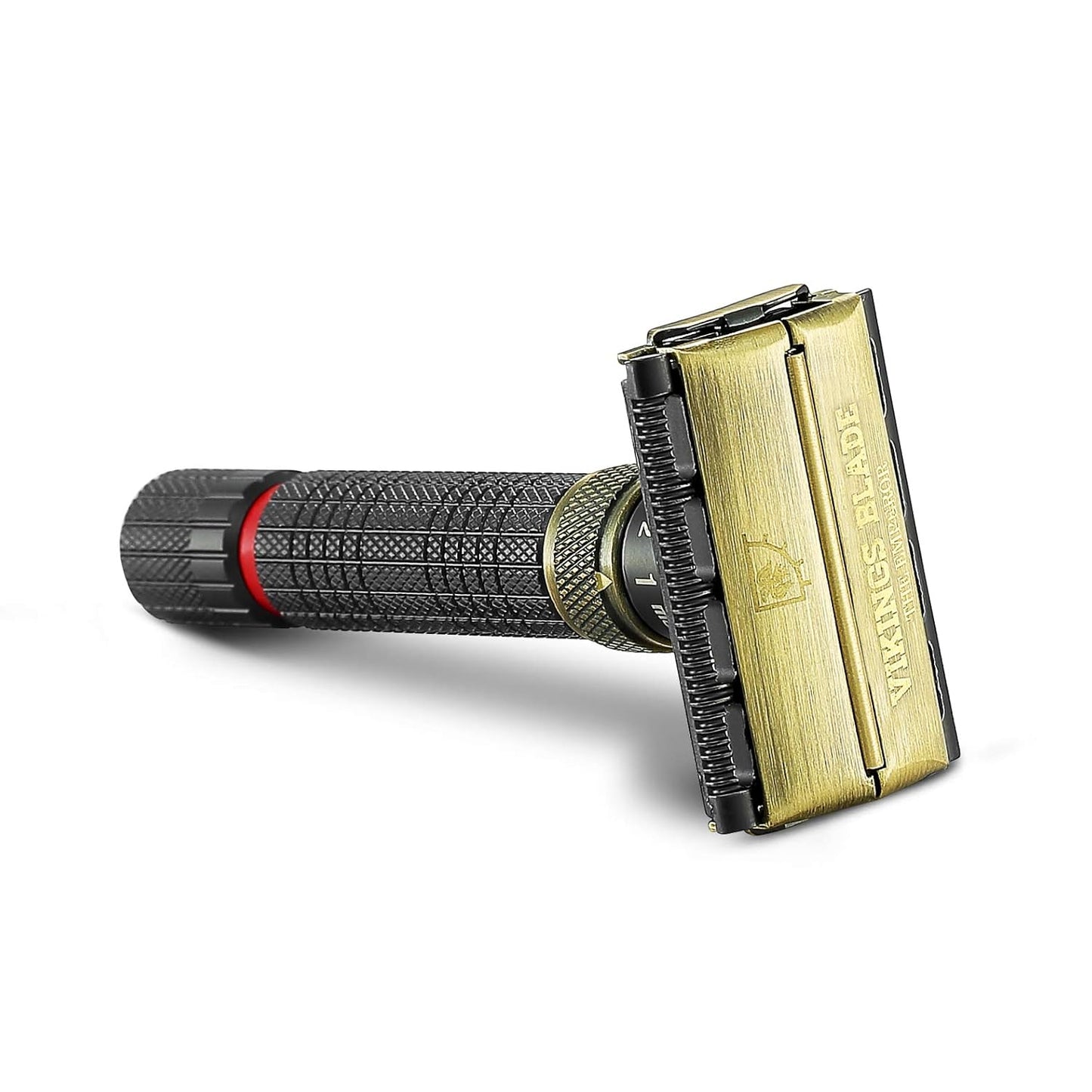 VIKINGS BLADE Adjustable Double Edge Safety Razor - Eco-Friendly, Smooth Shaving Experience | Luxury Case Included