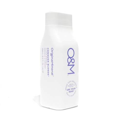 O&M Conquer Blonde Silver Masque - Nourishing Hair Treatment | 8.4 Fl. Oz. (250ml)