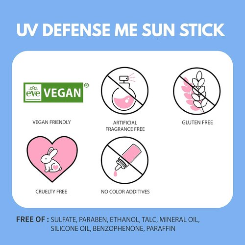 MAKEPREM Calming Sun Stick - SPF 50+ UVA/UVB Defense for Sensitive Skin | Vegan & Reef-Safe 0.7 Oz