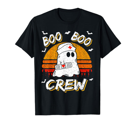 Boo Boo Crew Nurse Shirt Lazy Halloween Costume Fun Gift T-Shirt