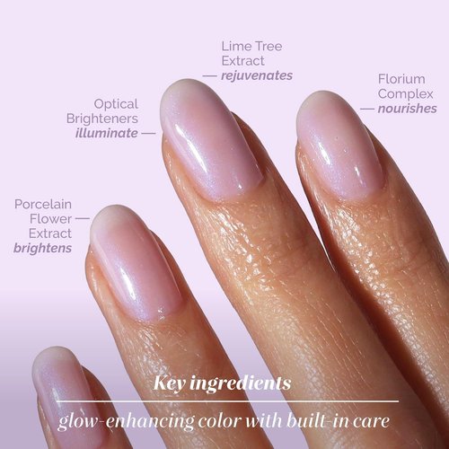 LONDONTOWN Illuminating Nail Concealer - Sheer Brightening Polish & Strengthener for Discolored Nails | 0.4 Fl Oz