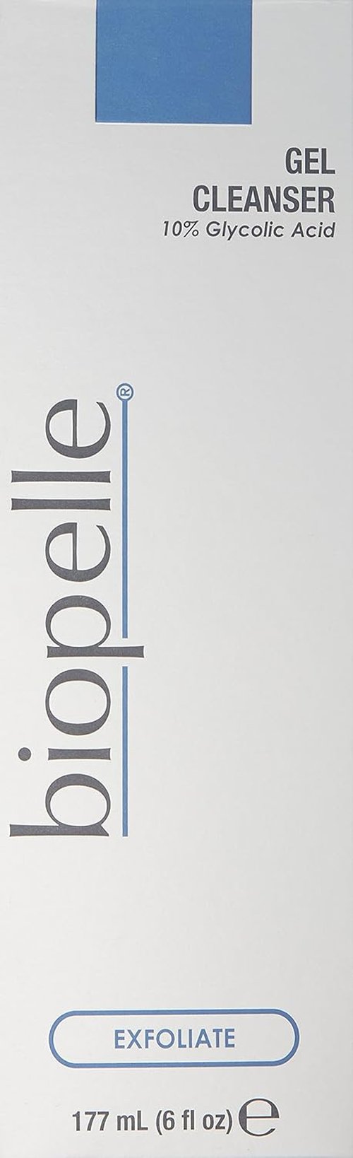 Biopelle 10% Glycolic Acid Exfoliating Gel Cleanser - Deep Clean & Revitalize | 6 Fl Oz
