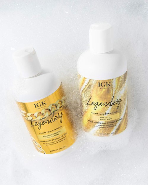 IGK Legendary Dream Hair Shampoo - Hydrating Formula for Soft, Shiny Hair | Lightweight with Bounce & Body