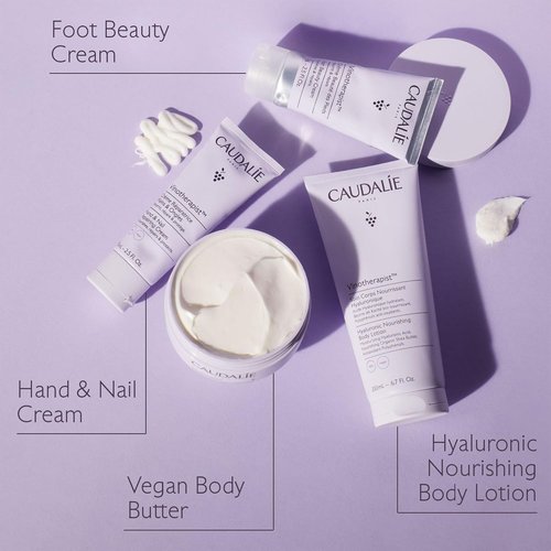Caudalie Vinotherapist Hand & Nail Cream - Nourishing Shea Butter & Grapeseed Oil | Vegan & Dermatologically Tested