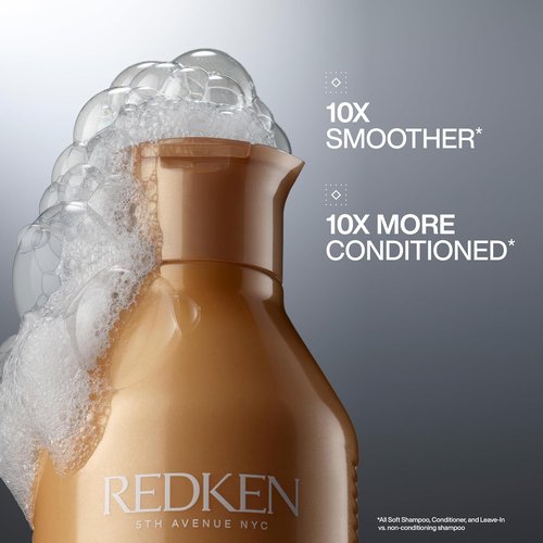 Redken All Soft Shampoo - Moisturizing Formula with Argan Oil for Soft, Hydrated Hair | Color-Safe