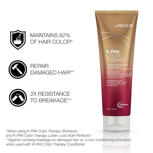 Joico K-PAK Color Therapy Shampoo & Conditioner Set - Protect Color-Treated Hair | Boost Shine & Repair Damage