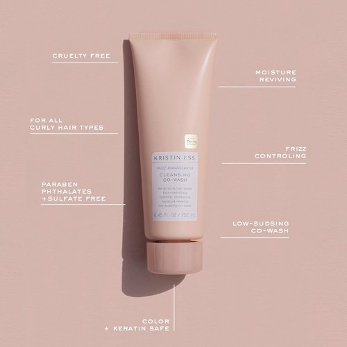Kristin Ess Cleansing Conditioner - Frizz Management for Curly Hair, 8.45 Fl Oz