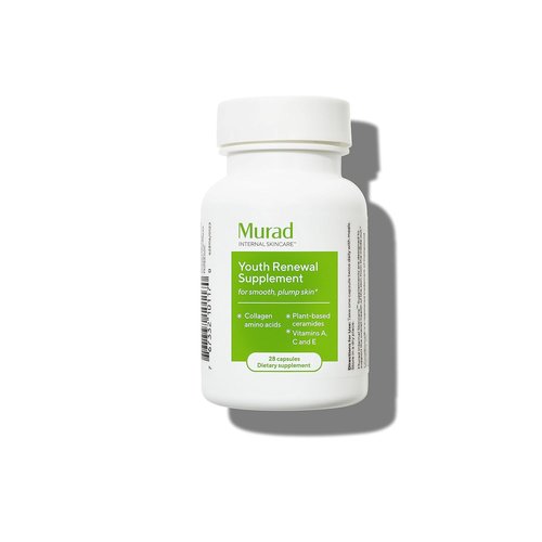 Murad Youth Renewal Supplement - Anti-Aging Beauty Formula for Smooth, Plump Skin | 28 Capsules - 14-Day Supply