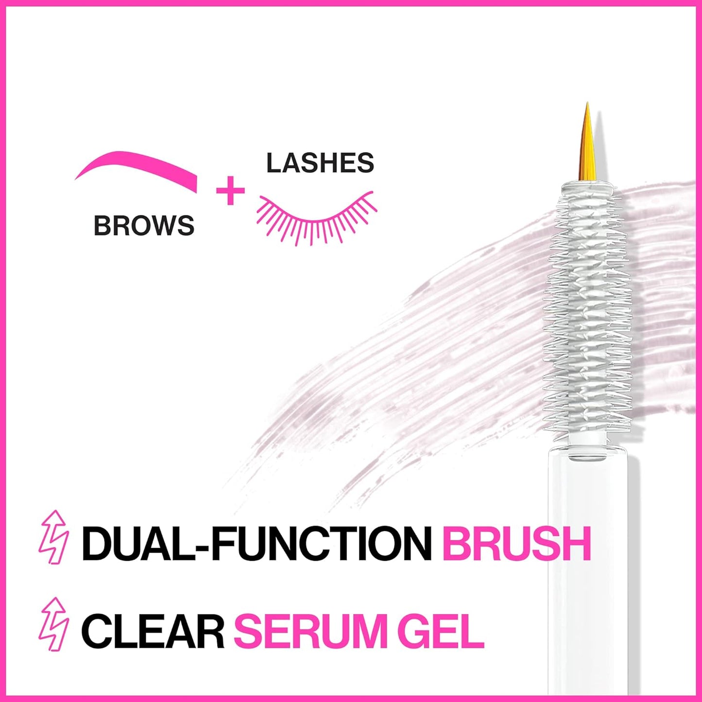 Wet n Wild Boost Me Up Brow & Lash Serum - Growth Enhancing Formula for Fuller Lashes & Brows