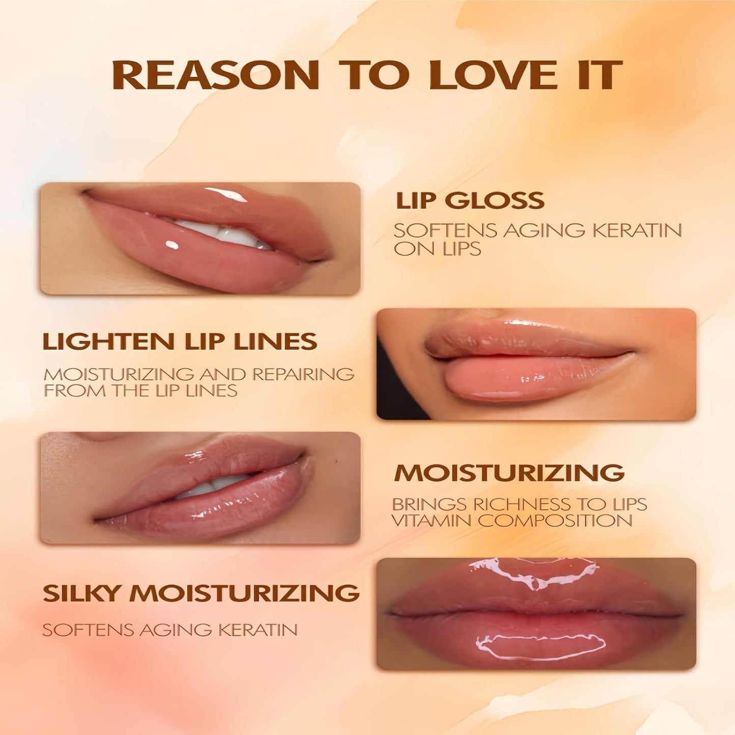 Transferproof Color Changing Lipstick for Women, Gold Crystal PH Lipstick Color Changing, Clear Lip stick That Changes Color (1PCS)
