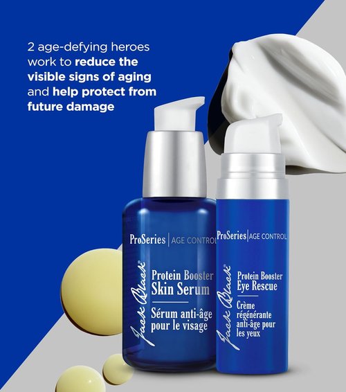 Jack Black Protein Booster Skin Serum - ProSeries Anti-Aging Face Serum for Men | Peptide & Antioxidant Formula
